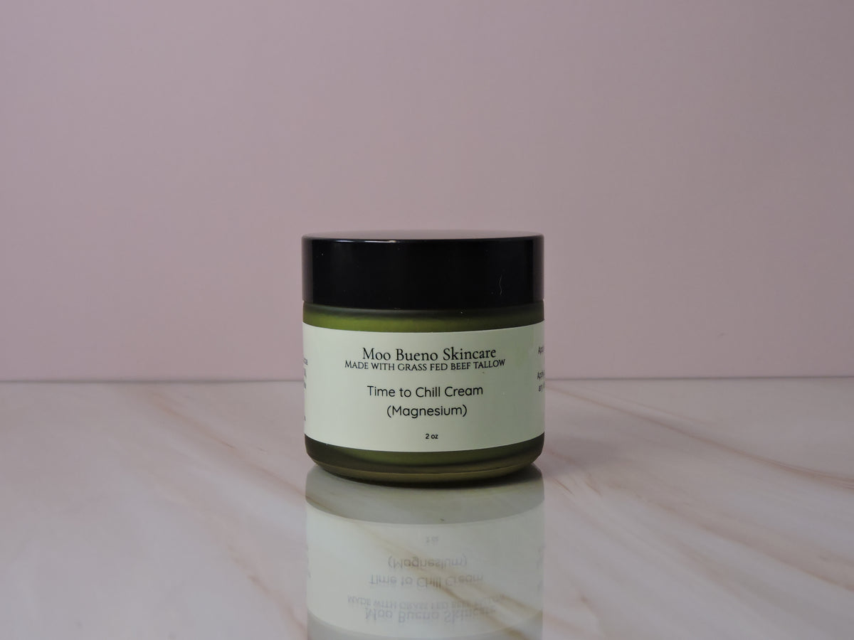 Moo Bueno Time to Chill magnesium cream jar