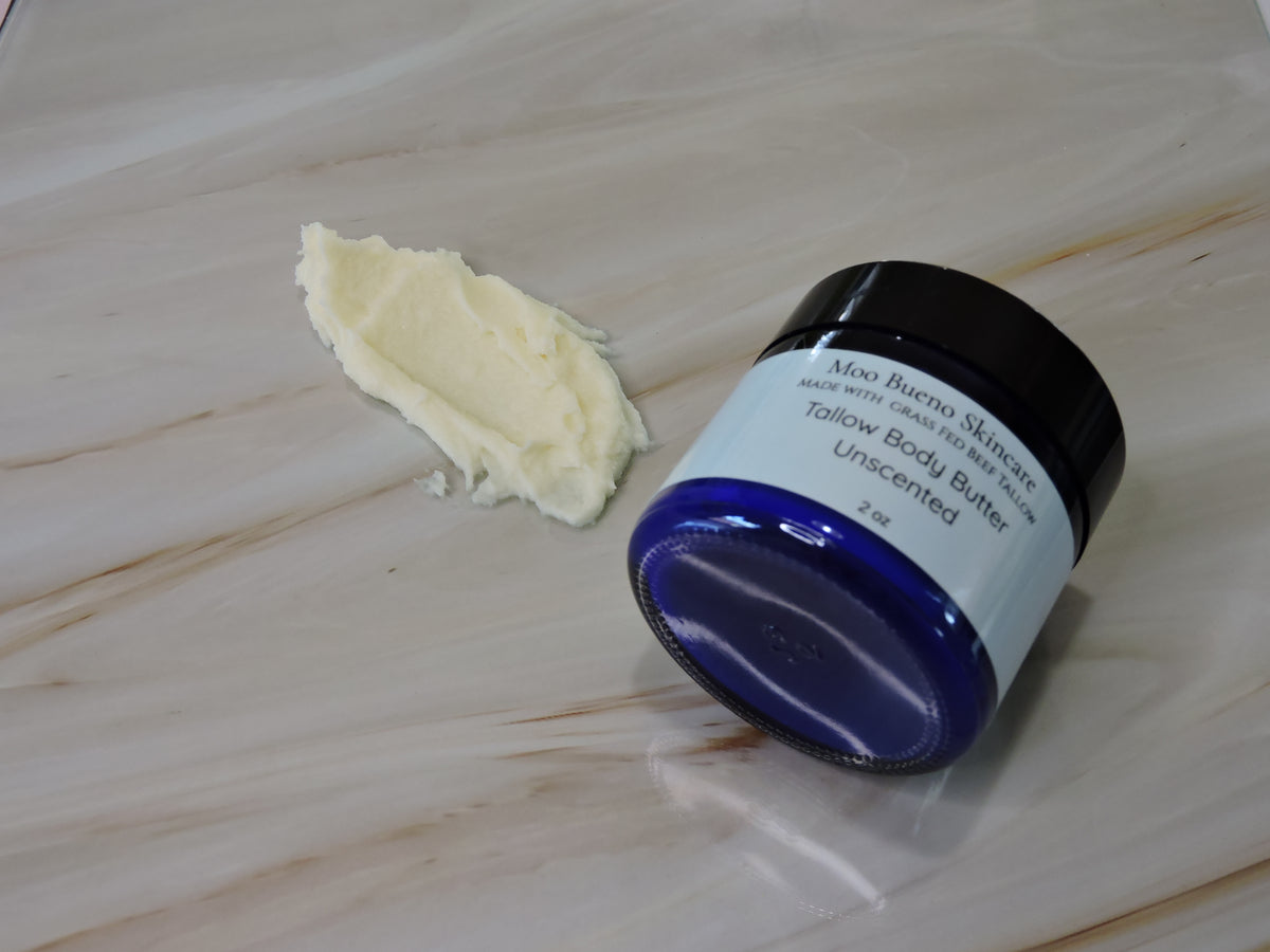 Moo Bueno Unscented Tallow Body Butter texture