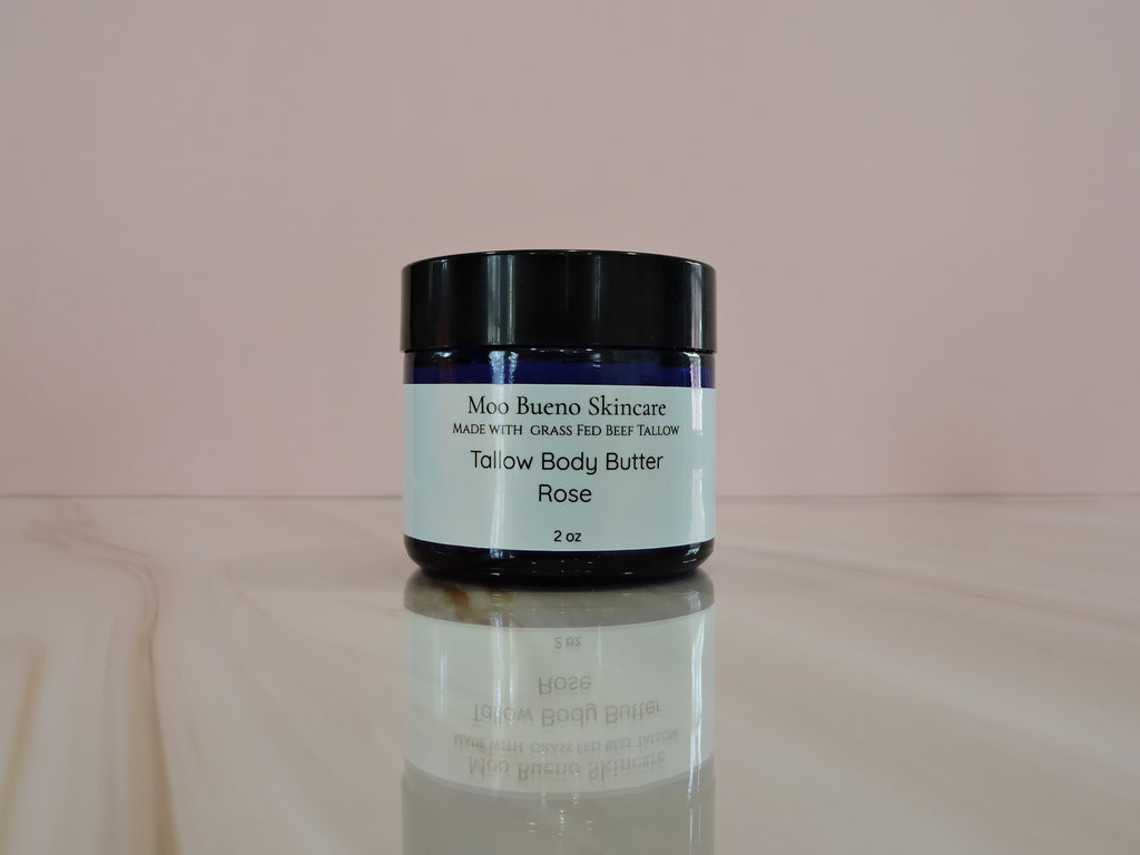 Moo Bueno Tallow Body Butter Rose