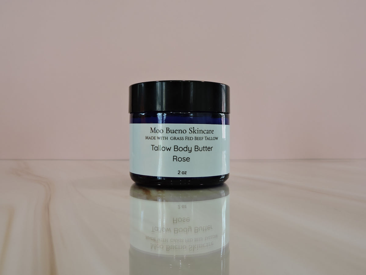 Moo Bueno Tallow Body Butter Rose