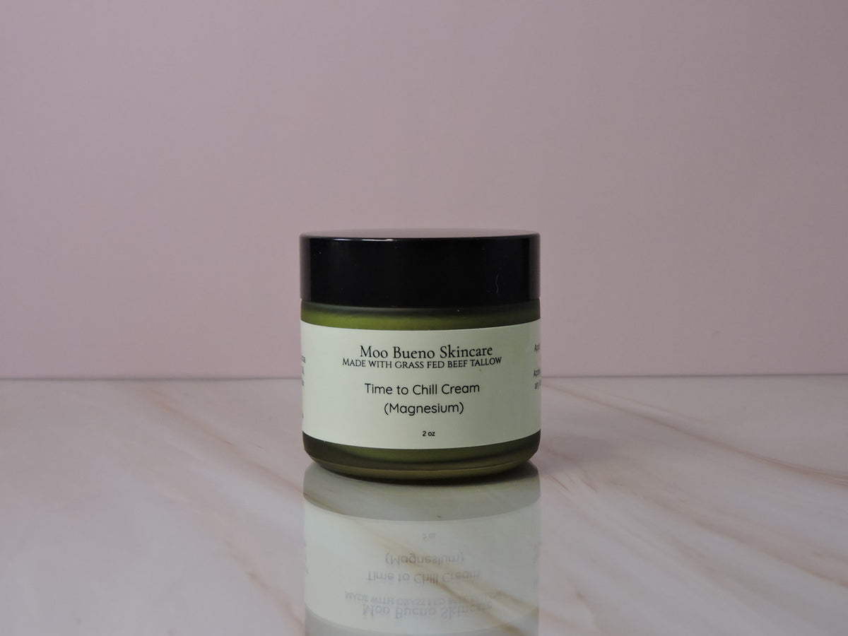 Moo Bueno Time to Chill tallow magnesium cream