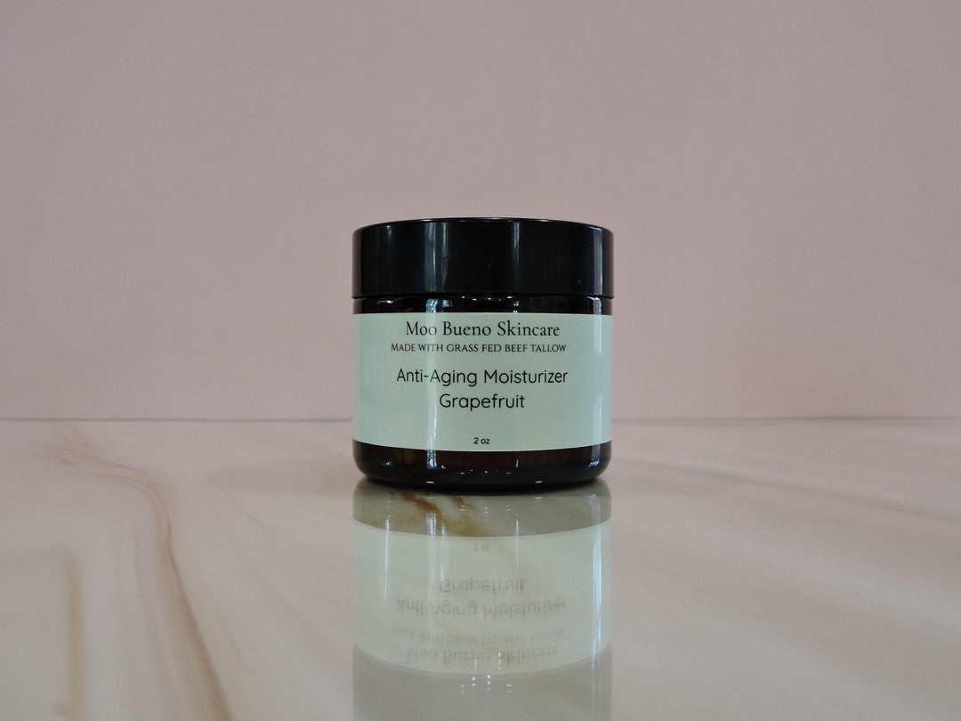 Moo Bueno Anti-Aging Moisturizer grass-fed tallow face cream
